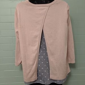 Boden contrast back sweater 12